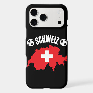 Schweiz Switzerland Map Soccer