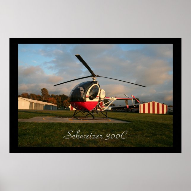 Schweizer 300C Early Evening Poster (Front)