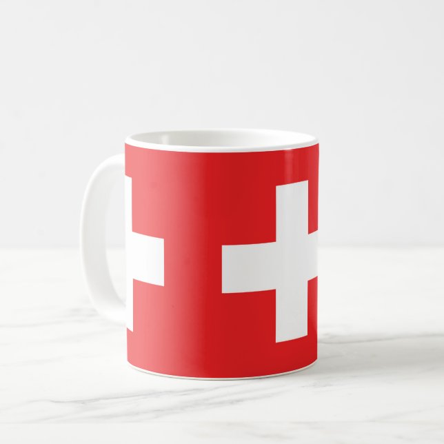Schweizer Fahne Coffee Mug (Front Left)