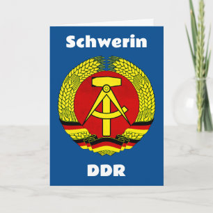 Schwerin, DDR, Schwerin, Germany, East German Ossi Card