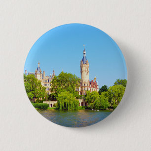 Schwerin Palace, Germany 6 Cm Round Badge