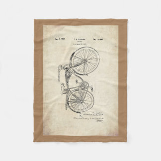 Schwinn Bicycle Fleece Blanket