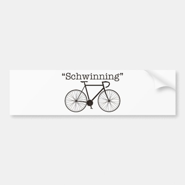 Schwinning Bumper Sticker (Front)