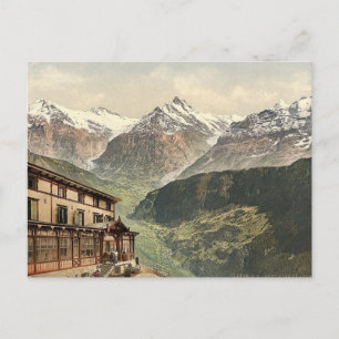 Schynige Platte, Wetterhorn and Schreckhorn, Berne Postcard