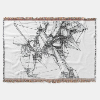 Sci-Fi Abstract  Throw Blanket