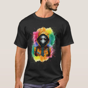 Sci-Fi Aliens Nonhuman Biologics Space Adventure T-Shirt
