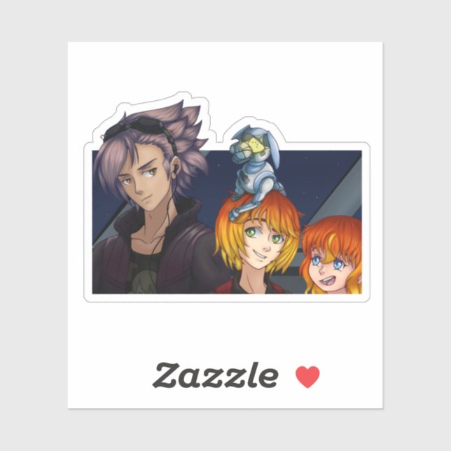 Sci Fi Anime Friends (Sheet)