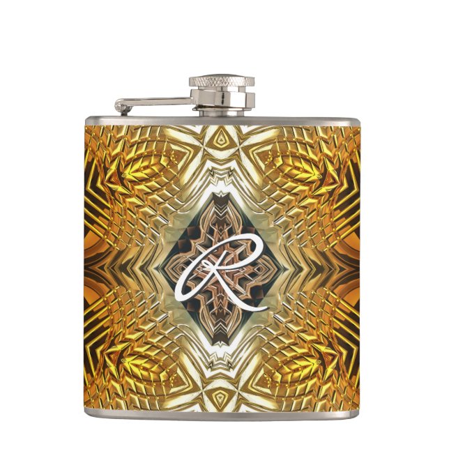 Sci-Fi Art 4 Wrapped Flask (Front)