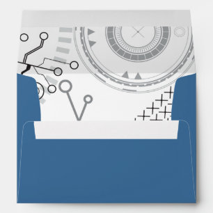 SCI-FI Bar Bat Mitzvah Envelope