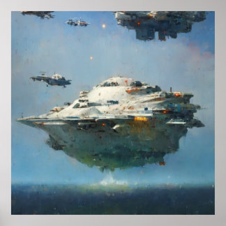 Sci-fi Collection: John Berkey tribute Poster