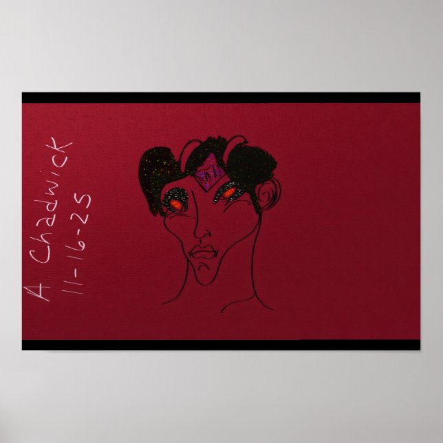 Sci-fi Demon Hunter Countess Poster (Front)