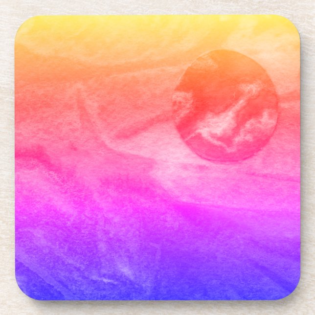 Sci-Fi - fantasy alien space planet worlds         Coaster (Front)