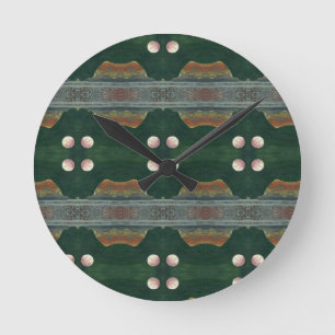 Sci-Fi - fantasy alien space planet worlds         Round Clock