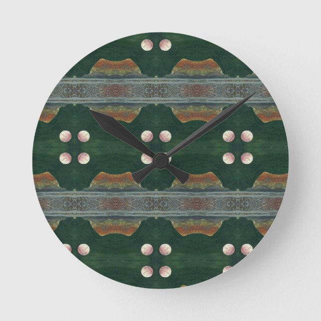 Sci-Fi - fantasy alien space planet worlds         Round Clock (Front)