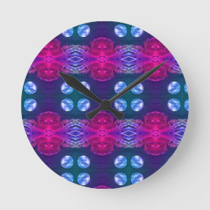 Sci-Fi - fantasy alien space planet worlds         Round Clock