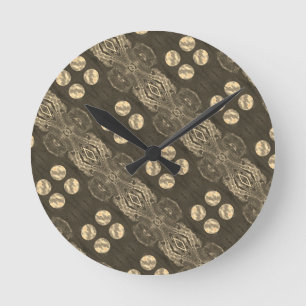 Sci-Fi - fantasy alien space planet worlds         Round Clock