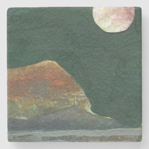 Sci-Fi - fantasy alien space planet worlds Stone Coaster