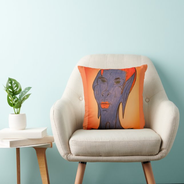 Sci-fi Fantasy Character  Cushion (Chair)