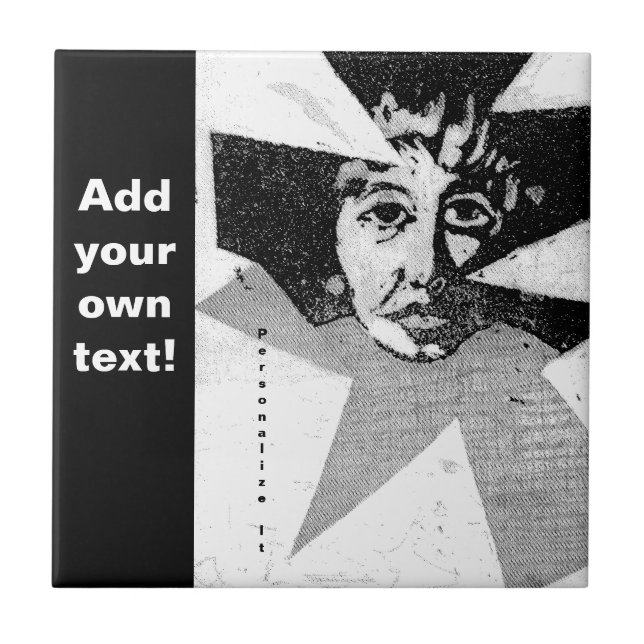 Sci-Fi - fantasy Poe's Lanore and Annabelle Lee    Ceramic Tile (Front)