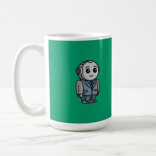 Sci-Fi Fantasy to Life with Cute, Futuristic Creat Coffee Mug (Left)