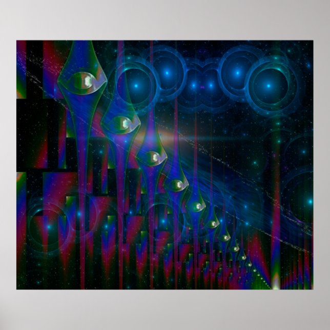 Sci-Fi Gates Abstract Fantasy Poster (Front)