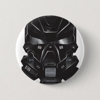 sci-fi geek concept art helmet design 6 cm round badge