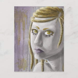 Sci-fi Girl Postcard