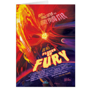 Sci-Fi Horror Movie Ad, Flares Of Fury