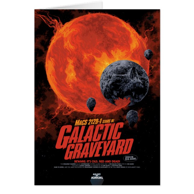 Sci-Fi Horror Movie Ad, Galactic Graveyard (Front)