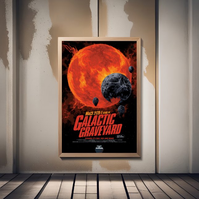 Sci-Fi Horror Movie Ad, Galactic Graveyard Poster (Creator Uploaded)