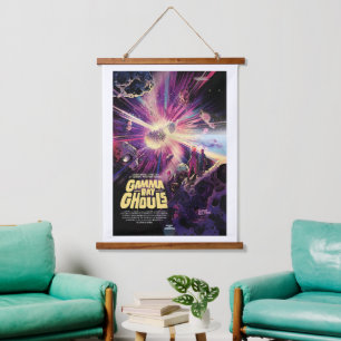 Sci-Fi Horror Movie Ad, Gamma Ray Ghouls Hanging Tapestry