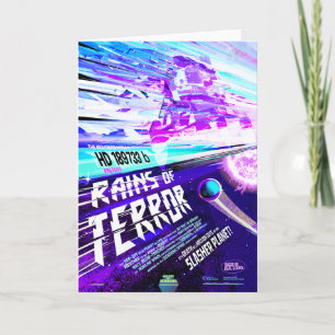 Sci-Fi Horror Movie Ad, Rains Of Terror Card
