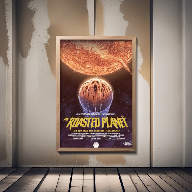 Sci-Fi Horror Movie Ad, The Roasted Planet Poster (Creator Uploaded)