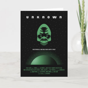Sci-Fi Horror Movie Ad, Unknown Card