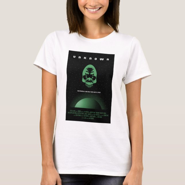 Sci-Fi Horror Movie Ad, Unknown T-Shirt (Front)