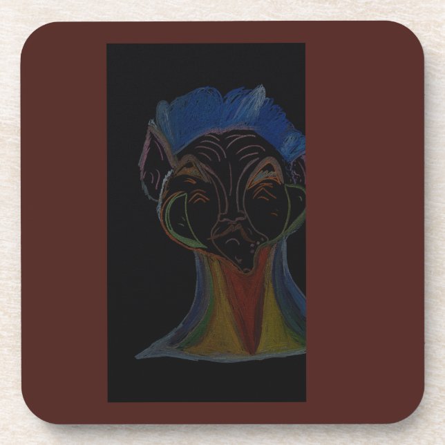 Sci-fi Hybrid Kids' Beverage Coaster (Front)