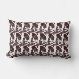 Sci-Fi "Lunar Landscape" the man in the moon Lumbar Cushion