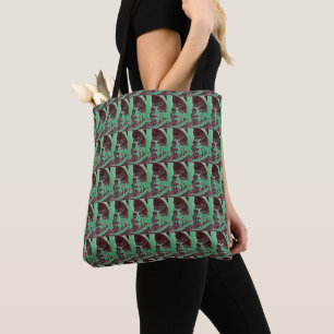 Sci-Fi "Lunar Landscape" the man in the moon Tote Bag