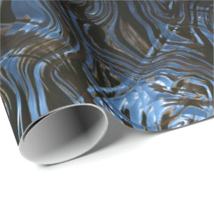 Sci-Fi Metal Art 2-1 Wrapping Paper