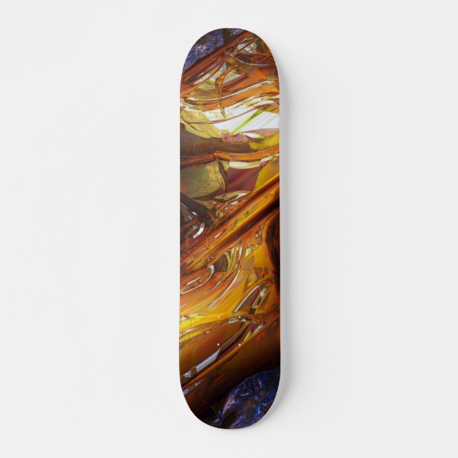 Sci-Fi Metal Art 2-4a Skateboard (Front)
