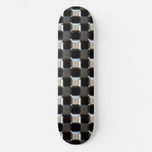 Sci-Fi Metal Patterns 1 Skateboards