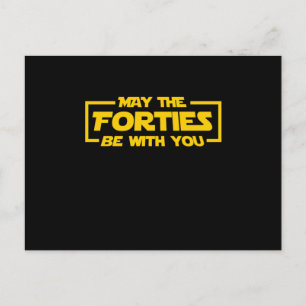 Sci Fi Nerd Galaxy Geek 40 Years Old 1980s Baby Ma Postcard