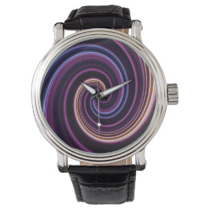 Sci-Fi Purple Vortex Watch