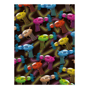 sci fi ray guns poster