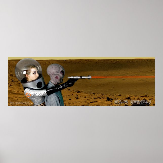 Sci-Fi Republik Laser Blast Poster (Front)