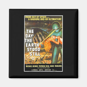 Sci Fi Robot Halloween Earth Invasion Science Fict Magnet