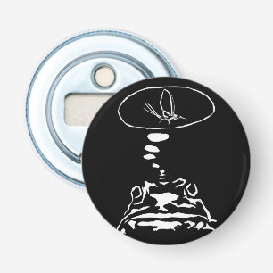 Sci-Fi smart animals "Hungry Frog Dreams"          Bottle Opener
