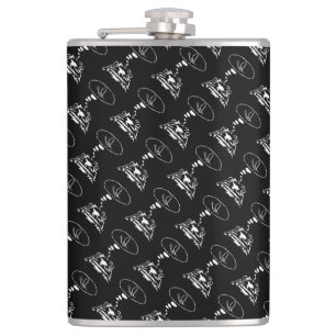 Sci-Fi smart animals "Hungry Frog Dreams"          Hip Flask