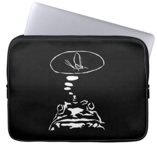 Sci-Fi smart animals "Hungry Frog Dreams" Laptop Sleeve