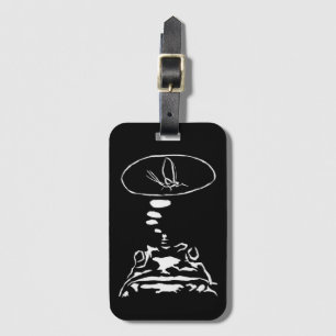 Sci-Fi smart animals "Hungry Frog Dreams" Luggage Tag